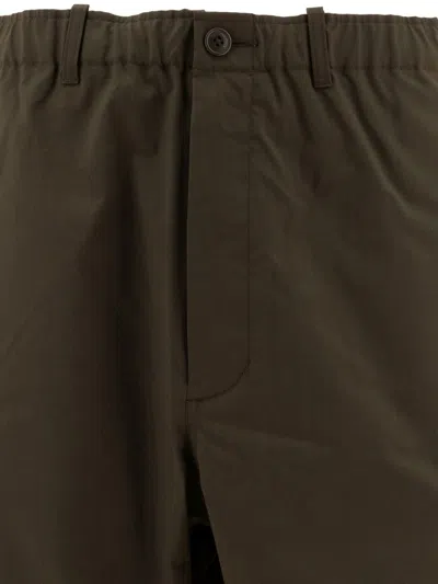 Goldwin Wool Blend Twill Trousers Green