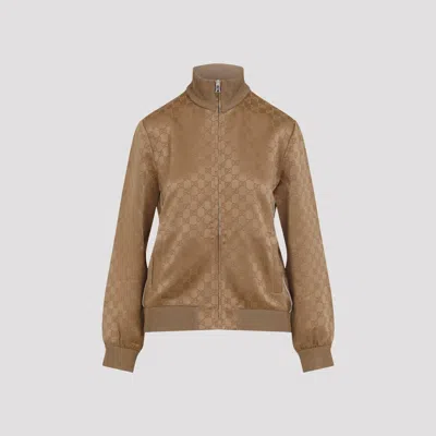 Gucci Camel Jacquard Sweatshirt