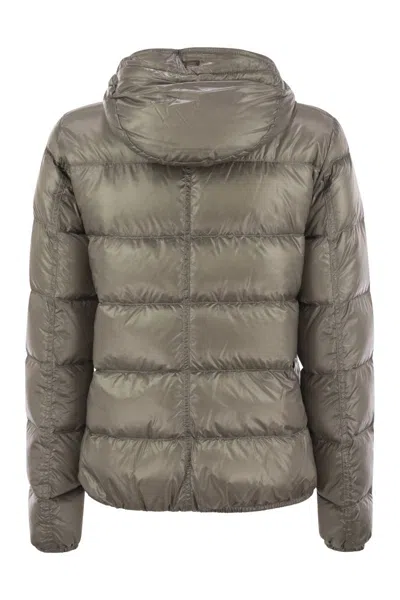 Herno Women's Ultralight Nylon Down Bomber Jacket