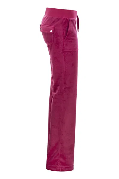 Juicy Couture Cotton Velvet Trousers