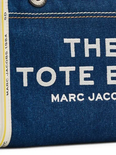 Marc Jacobs The Denim Chain Small Tote Bag Dark Wash