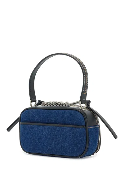 Marc Jacobs Denim The Denim Snapshot Crossbody Bag In Blue