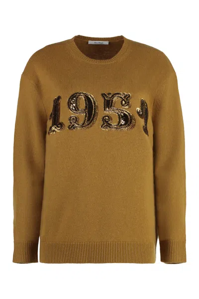 Max Mara Sweater In Wool And Cashmere Blend