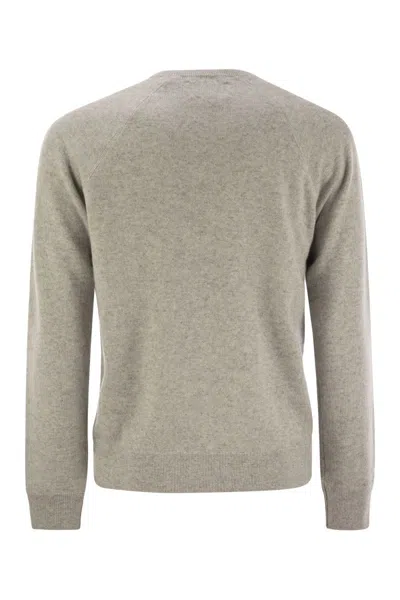 Mc2 Saint Barth Cashmere Blend Jumper With Plush Cut