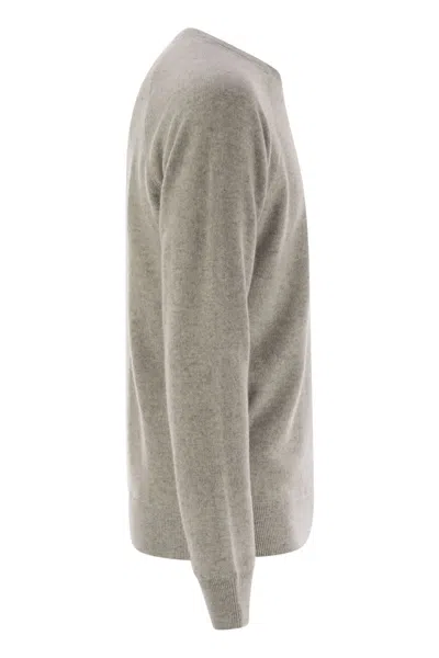 Mc2 Saint Barth Cashmere Blend Jumper With Plush Cut