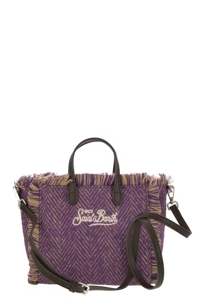 Mc2 Saint Barth Mini Vanity Bag With Bangs And Embroidered Logo