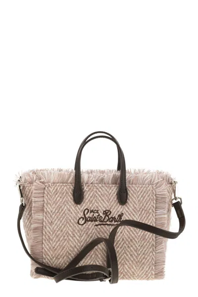 Mc2 Saint Barth Mini Vanity Bag With Bangs And Embroidered Logo