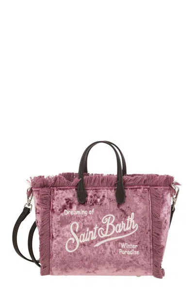 Mc2 Saint Barth Mini Vanity Bag With Bangs And Embroidered Logo