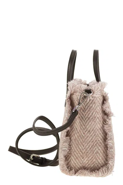 Mc2 Saint Barth Mini Vanity Bag With Bangs And Embroidered Logo