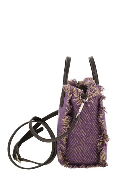 Mc2 Saint Barth Mini Vanity Bag With Bangs And Embroidered Logo