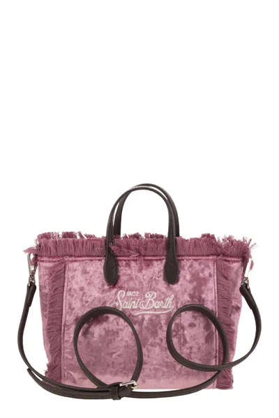 Mc2 Saint Barth Mini Vanity Bag With Bangs And Embroidered Logo