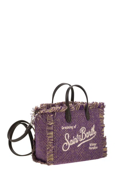 Mc2 Saint Barth Mini Vanity Bag With Bangs And Embroidered Logo