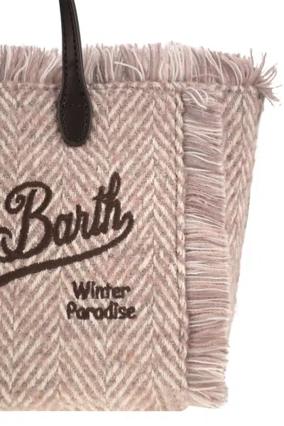Mc2 Saint Barth Mini Vanity Bag With Bangs And Embroidered Logo