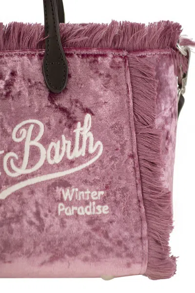 Mc2 Saint Barth Mini Vanity Bag With Bangs And Embroidered Logo