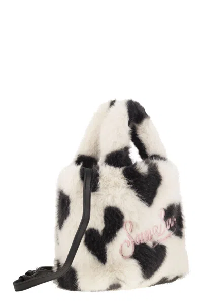 Mc2 Saint Barth Soft Fur Mini Vanity Bag
