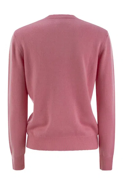 Mc2 Saint Barth Wool-blend Jumper With Embroidery