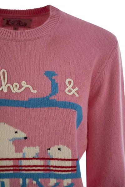 Mc2 Saint Barth Wool-blend Jumper With Embroidery