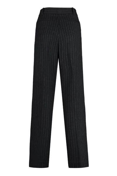 Michael Michael Kors Pinstriped Wool Trousers
