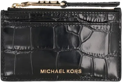Michael Michael Kors Printed Leather Card Holder
