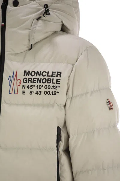 Moncler 'pramint' White Technical Nylon Down Jacket