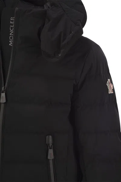 Moncler Womens Black Lamoura Hooded Shell-down Ski Jacket