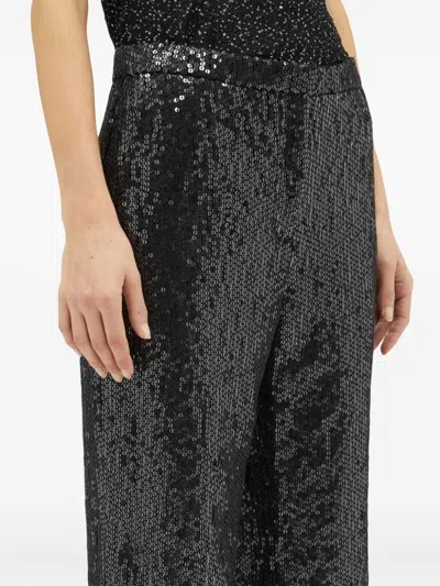 Msgm Sequin-embellished Trousers