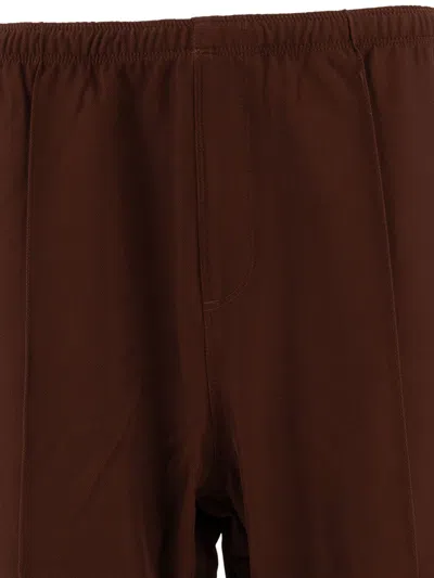 Needles Elastic Waistband Embroidered Detail Side Pockets Trousers
