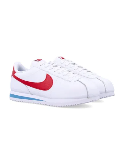 Nike Men's Low Shoe Cortez White/varsity Red/varsity Blue
