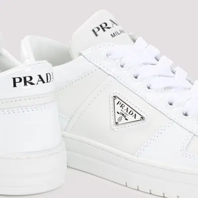 Prada Downtown Leather Sneakers