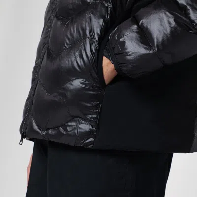 Purple Mountain Observatory Black Padded Zipped Jacket