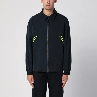 Purple Mountain Observatory Black Shirt Jacket With Zip