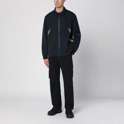 Purple Mountain Observatory Black Shirt Jacket With Zip