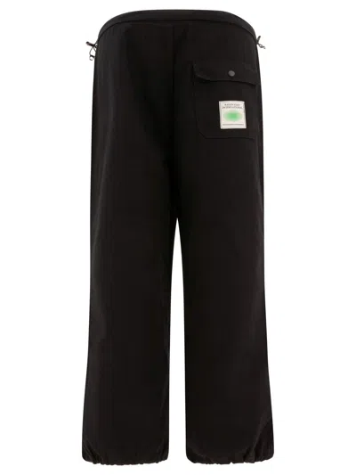 Rayon Vert Elasticated-waist Cotton Trousers