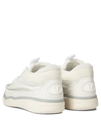 Valentino Runboot Leather Low-top Sneakers