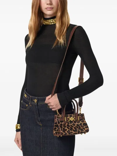 Versace Leopard Medusa '95 Mini Shopper