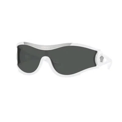 Versace Medusa Medallion Shield Sunglasses