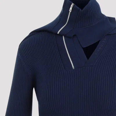 Y/project Pinched Shoulder Fitted Sweater