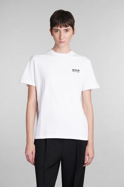 Golden Goose Item O-neck Short-sleeved T-shirt In White