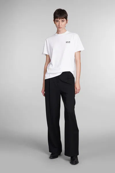 Golden Goose Item O-neck Short-sleeved T-shirt In White