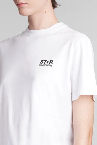 Golden Goose Item O-neck Short-sleeved T-shirt In White