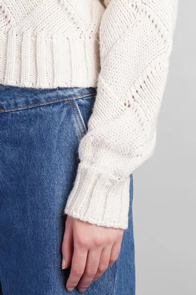 Mvp Wardrobe Trigger Knit Turtleneck Sweater In Beige