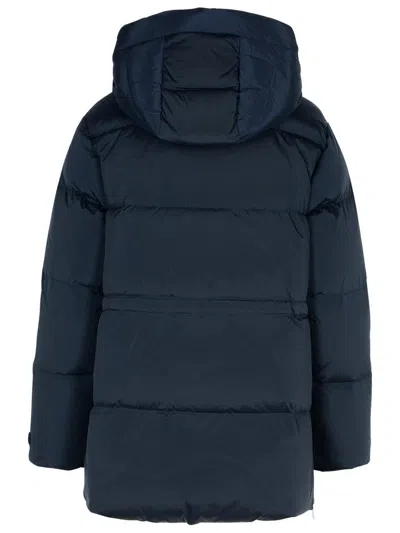 Woolrich Fluffy Prescott Parker Coat In Blue