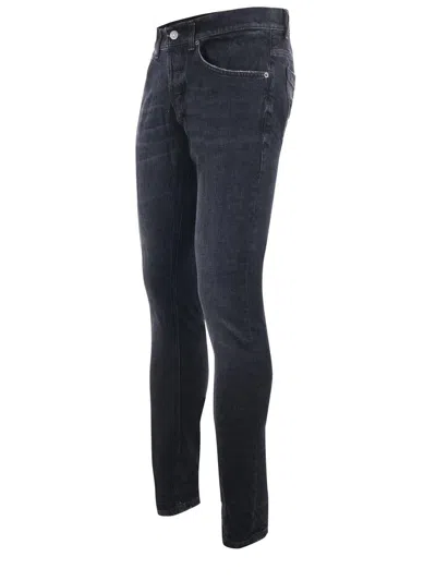 Dondup Jeans  George In Denim Stretch In Black