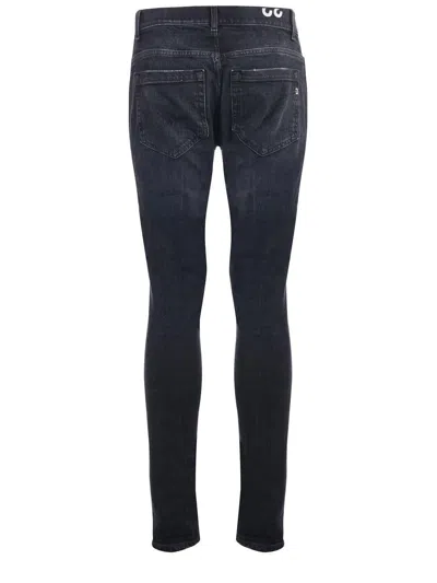 Dondup Jeans  George In Denim Stretch In Black
