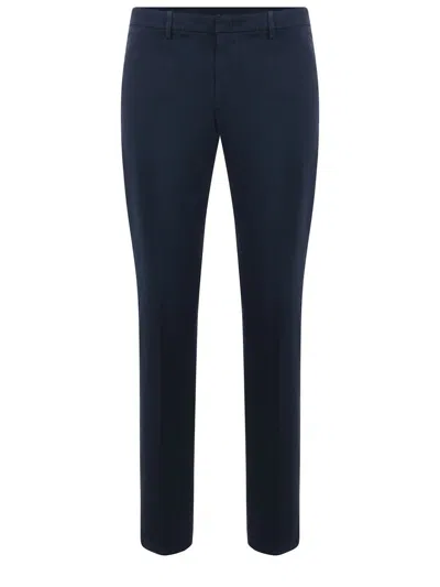 Dondup Trousers Blue In Blue