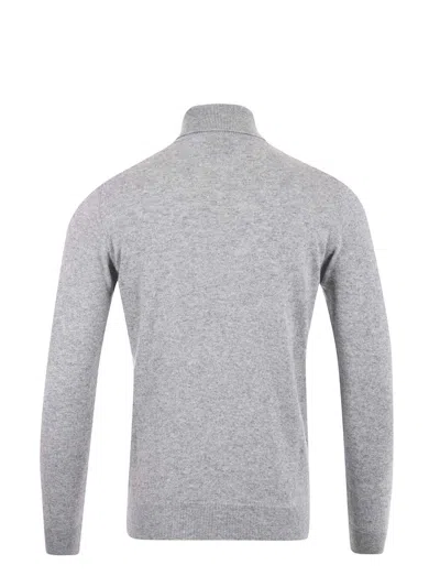 Mc2 Saint Barth Bond Turtleneck Jumper In Grey