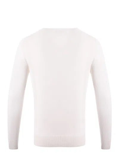 Mc2 Saint Barth Maglia Heron Mountain Lover Panna In Beige