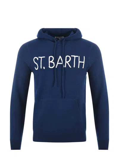 Mc2 Saint Barth Jake Hoodie In Blue