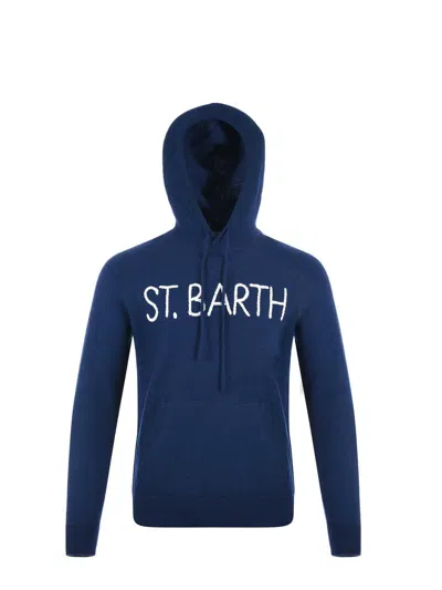 Mc2 Saint Barth Jake Hoodie In Blue