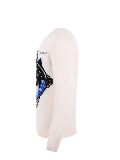 Mc2 Saint Barth Heron Sweater In Beige